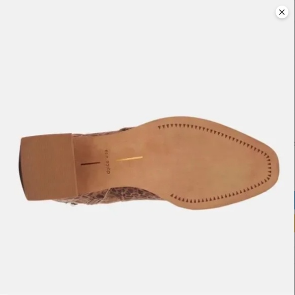 Dolce Vita Indiga Booties Dark Leopard Stella Suede sz 8.5 - Picture 6 of 9